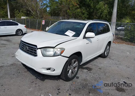 2008 Toyota Highlander Sport z USA, uszkodzony, nr VIN JTEDS43A582055398